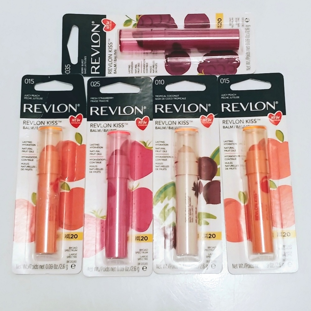 5 Revlon KISS Lip Balm SPF 20